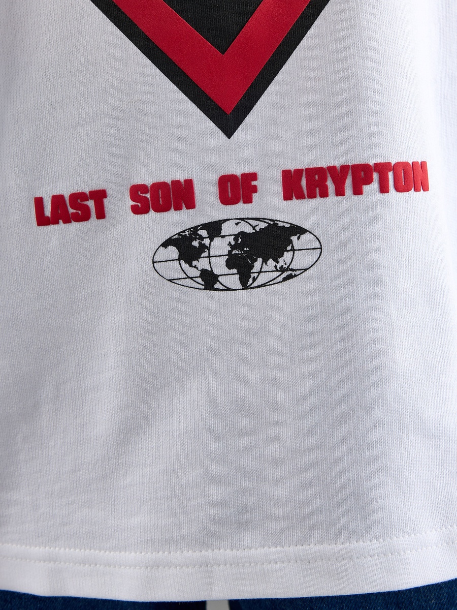 Superman Print Cotton T-Shirt