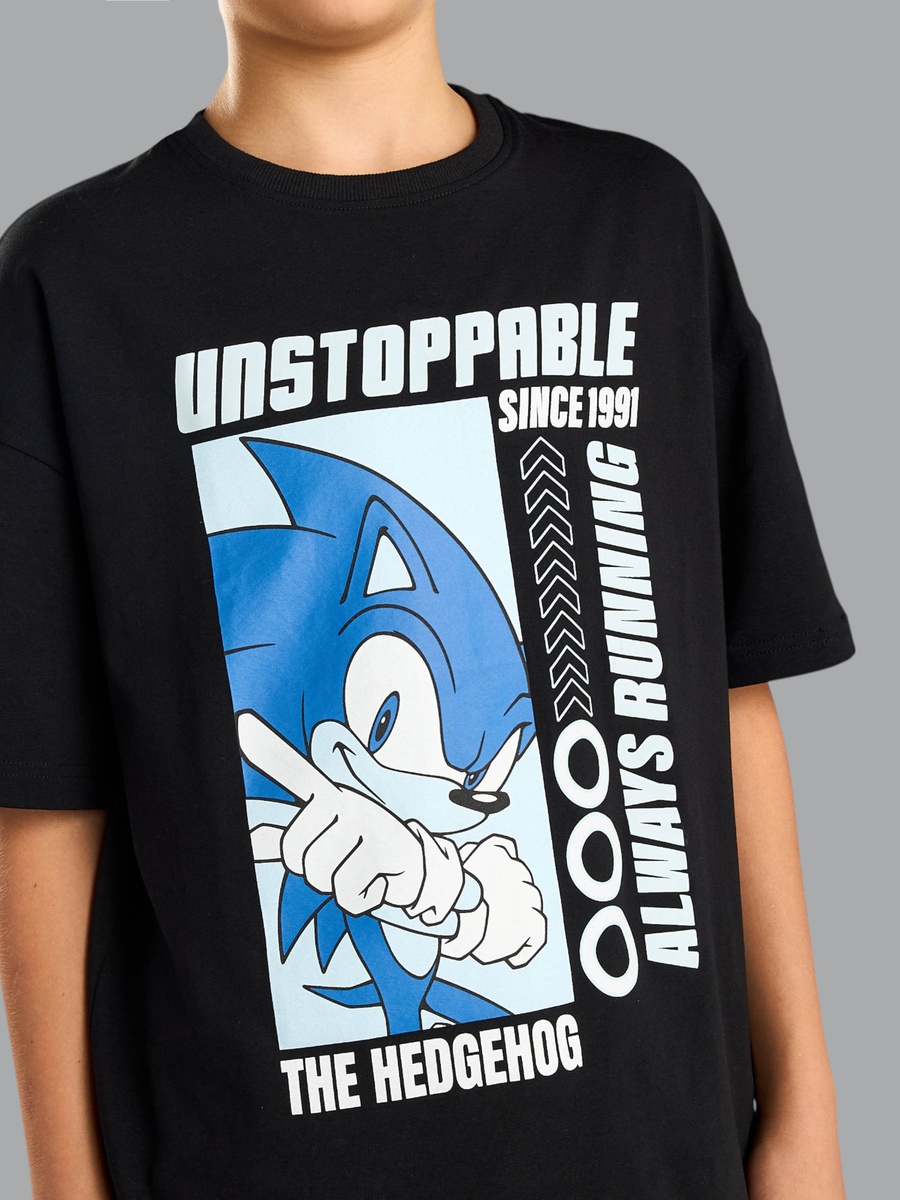 Sonic The Hedgehog Print T-Shirt