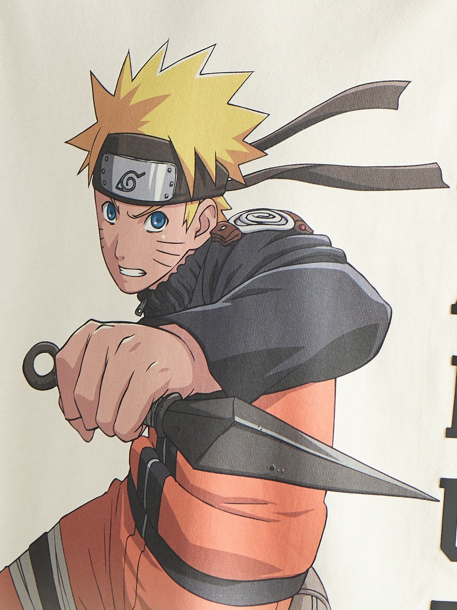 Naruto Print Cotton T-Shirt
