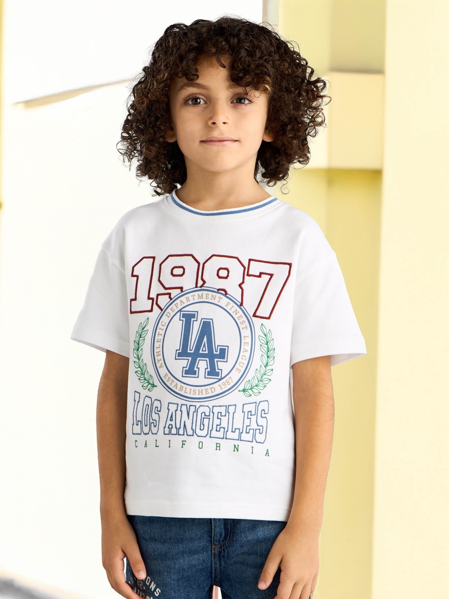 Varsity Print T-Shirt