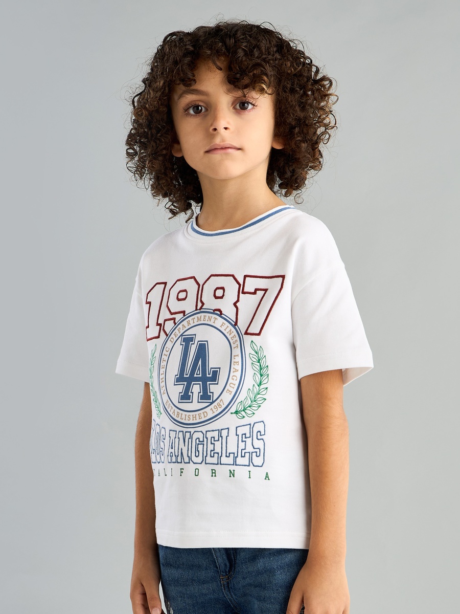 Varsity Print T-Shirt
