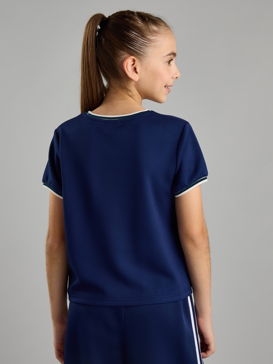 Varsity Print Ringer T-Shirt