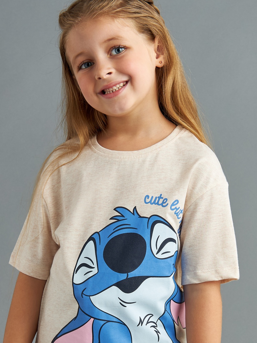 Stitch Print T-Shirt