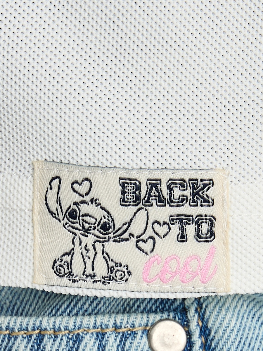 Stitch Print Polo T-Shirt