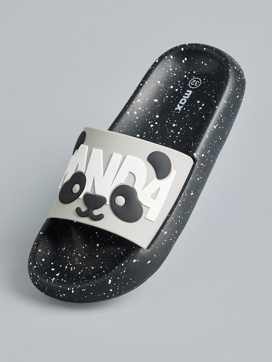 Panda Applique Slides