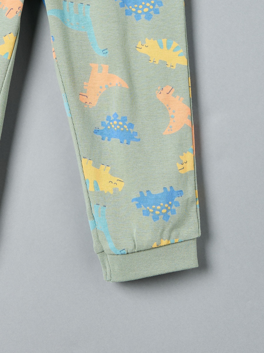 Dinosaur Print Cotton Pyjama Set