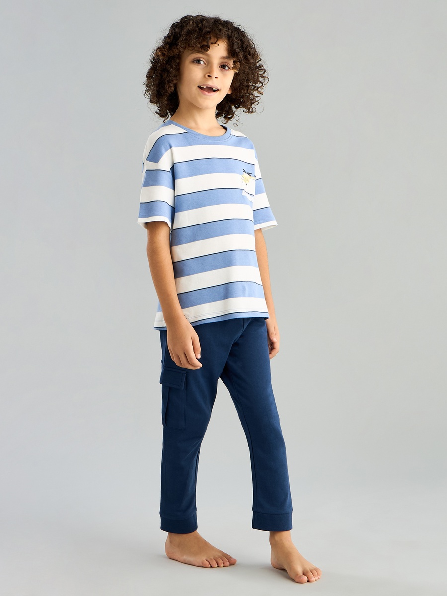 Striped Top and Cargo Pyjama Set