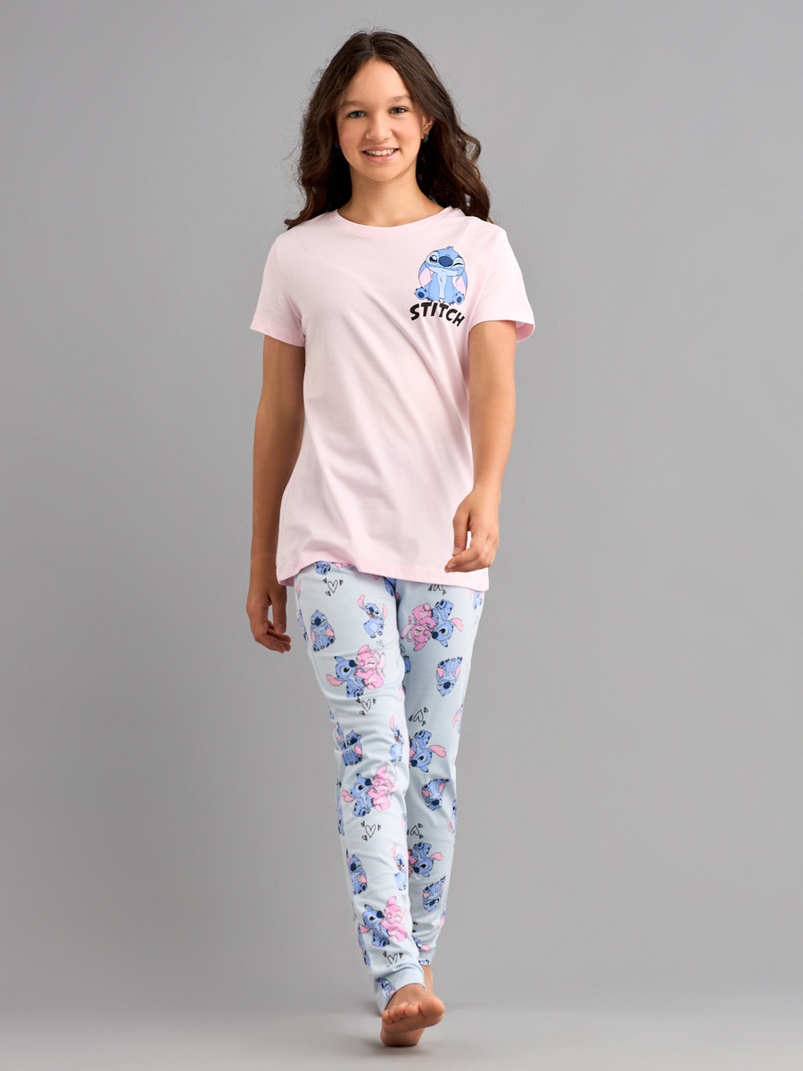 Stitch Print Pyjama Set