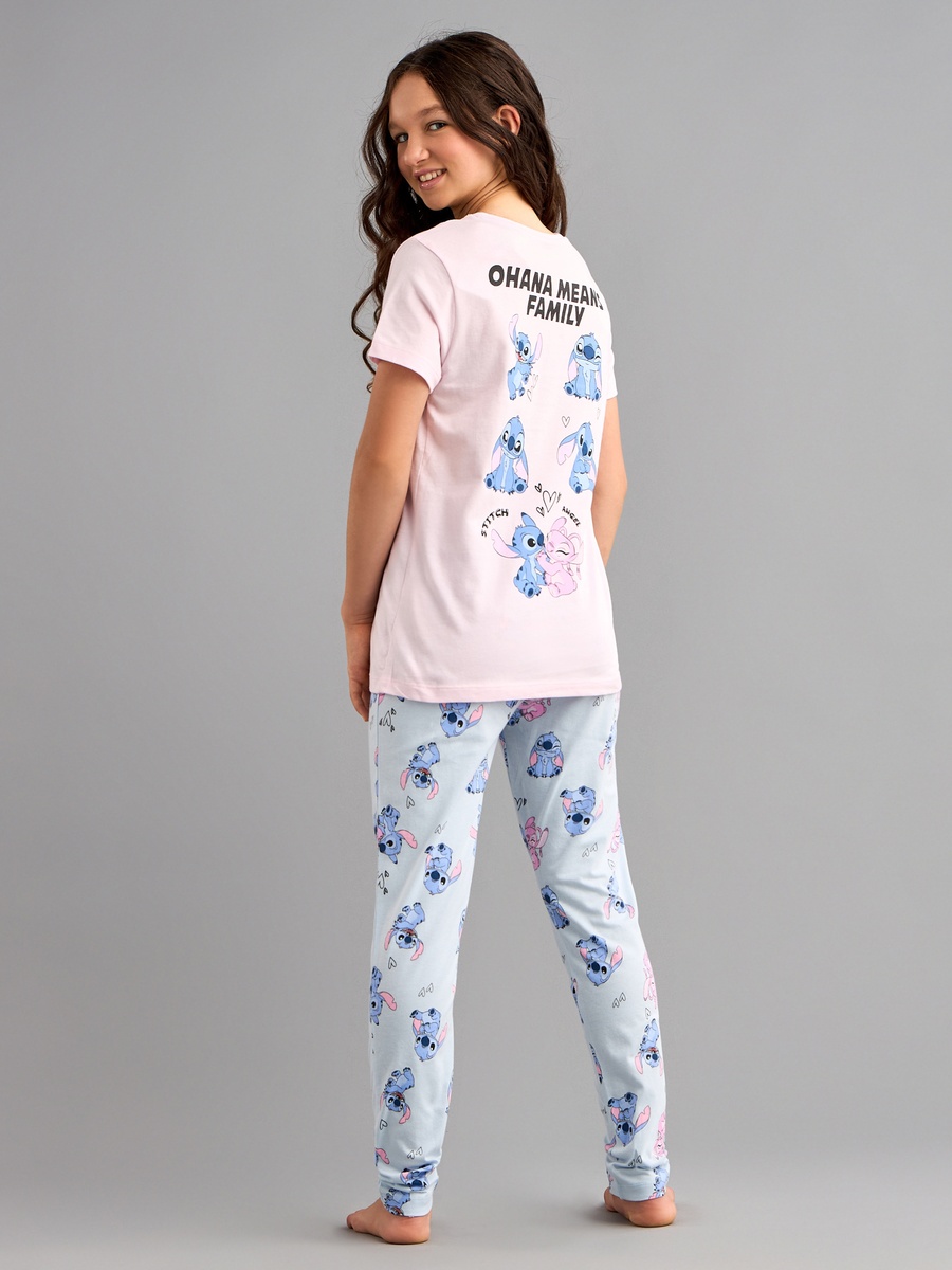 Stitch Print Pyjama Set