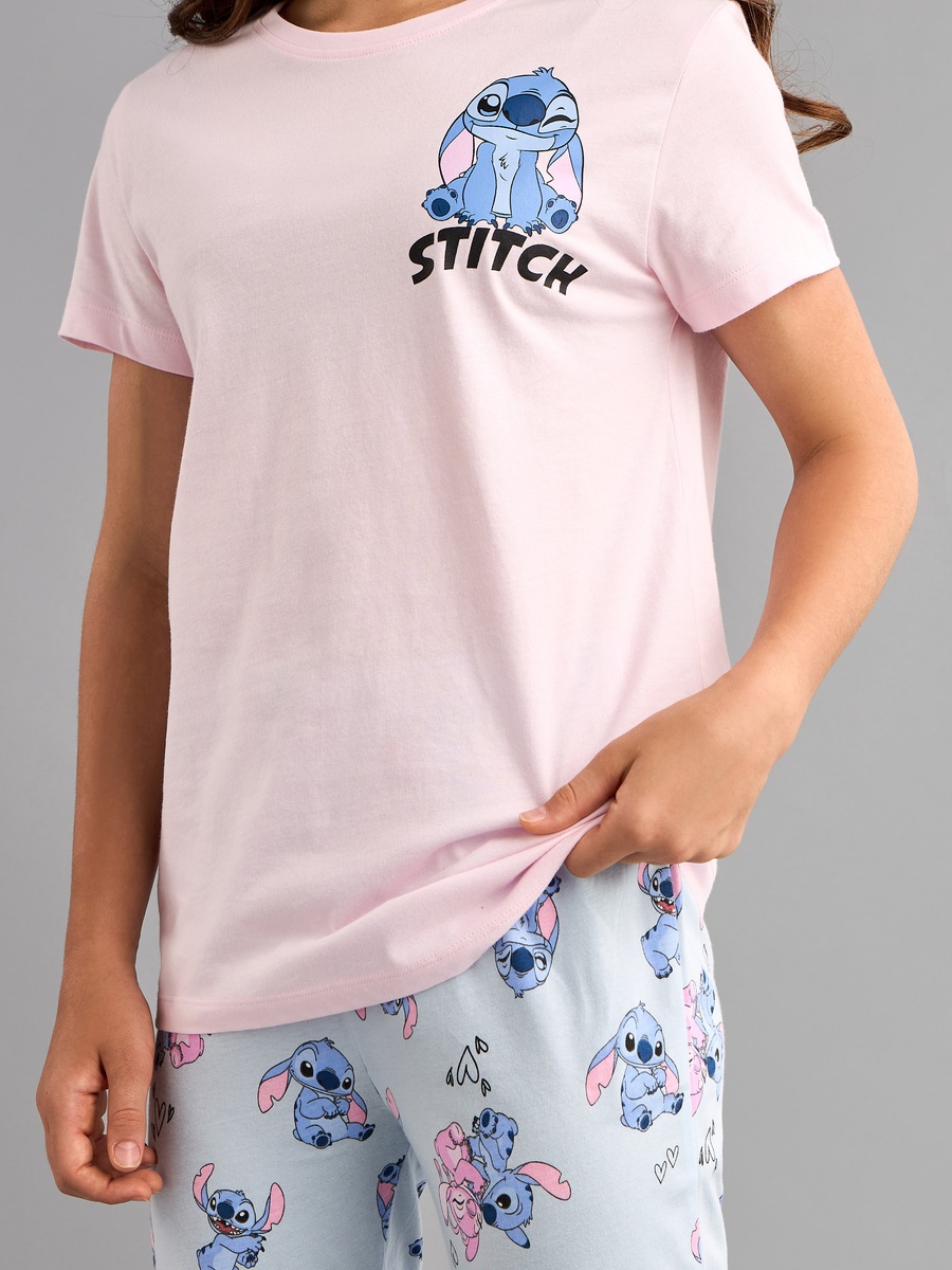 Stitch Print Pyjama Set