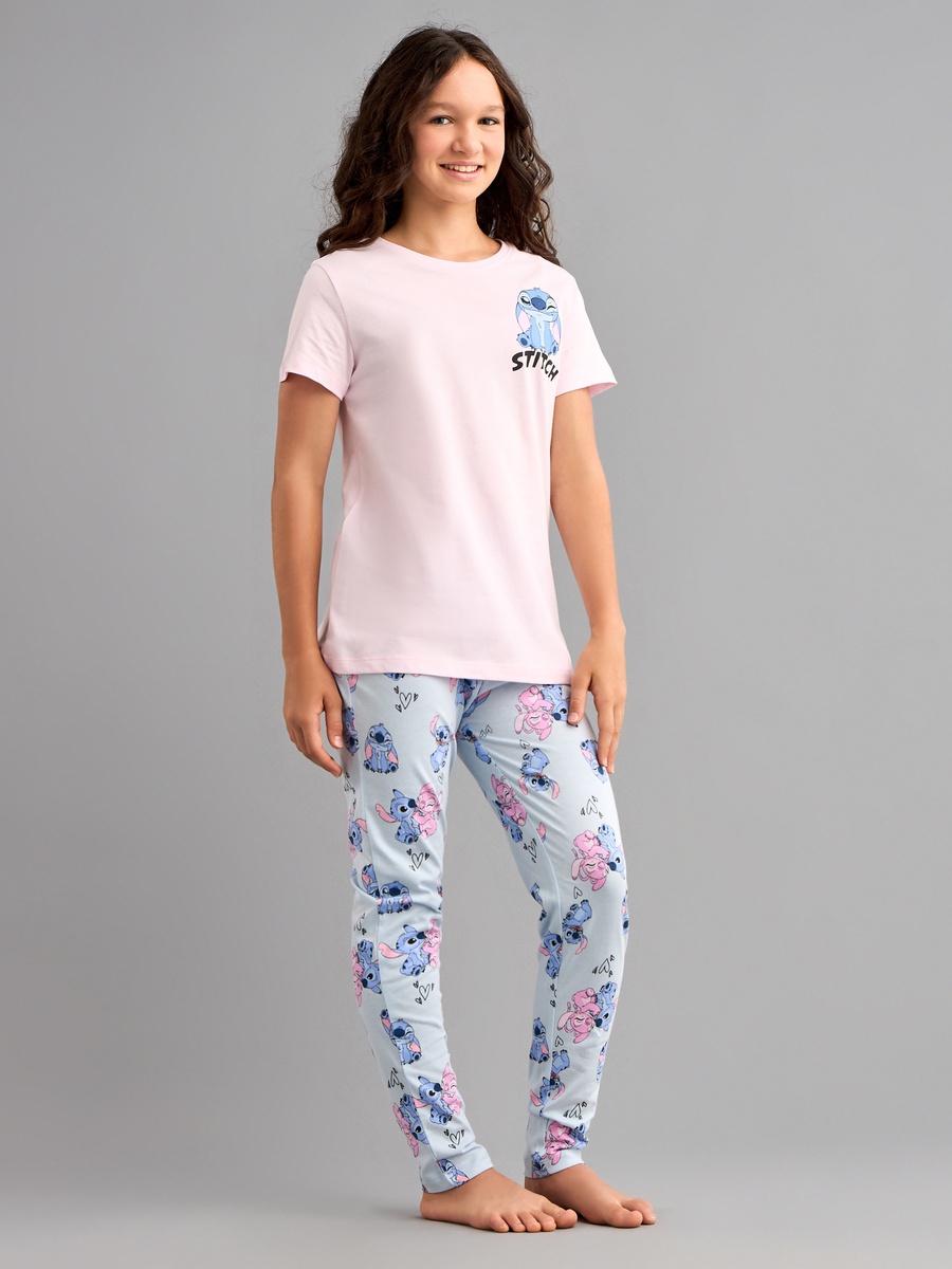 Stitch Print Pyjama Set