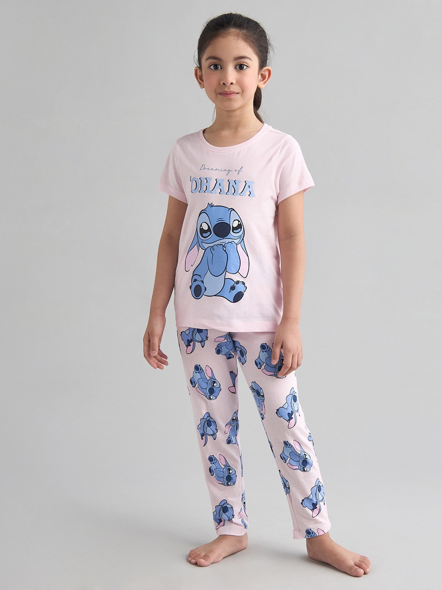 Stitch Print Pyjama Set