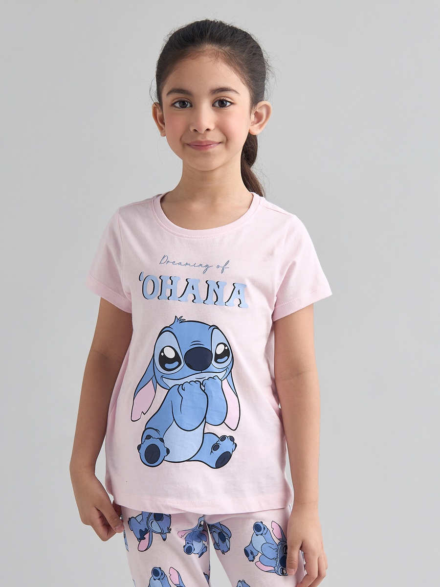 Stitch Print Pyjama Set