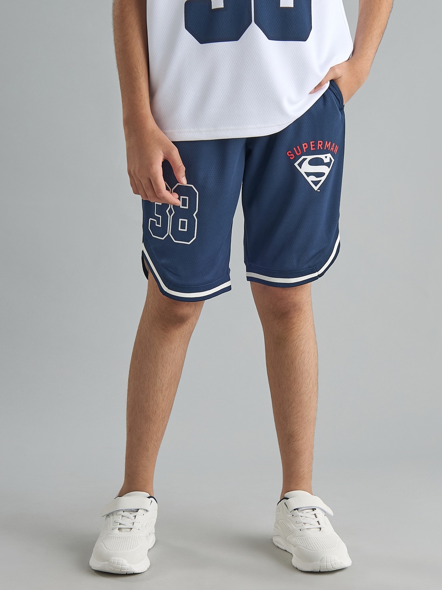 Superman Print Active Shorts