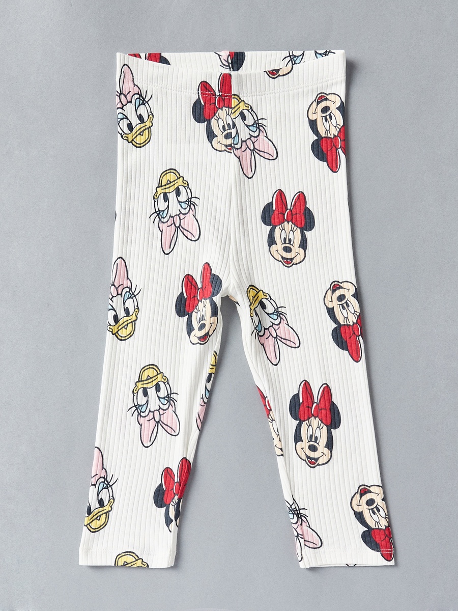 Pack of 2 -  Minnie Mouse and Daisy Duck Print Leggings