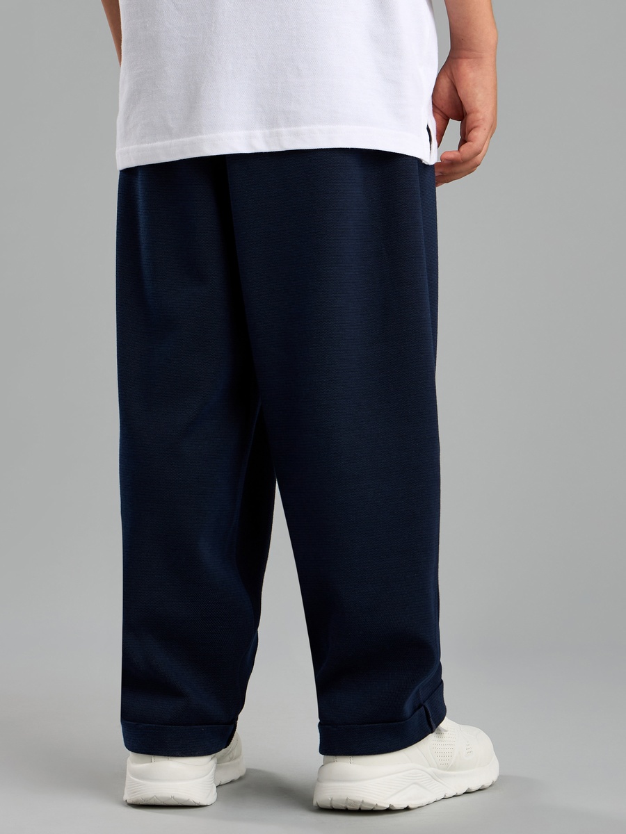 Textured Pull-On Pants
