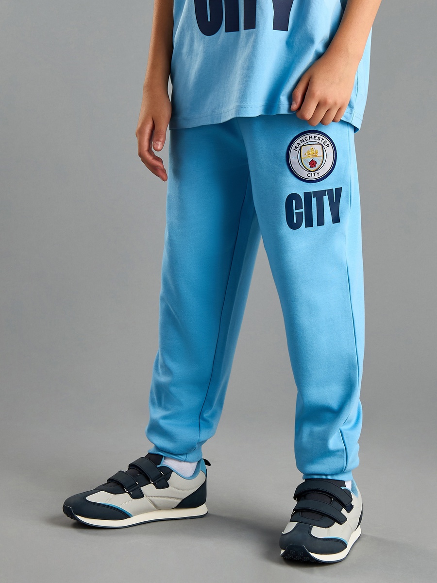 Manchester Badge Joggers with Drawstring Closure