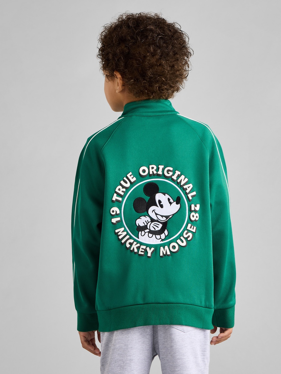Mickey Mouse Print Zip Through Jacket