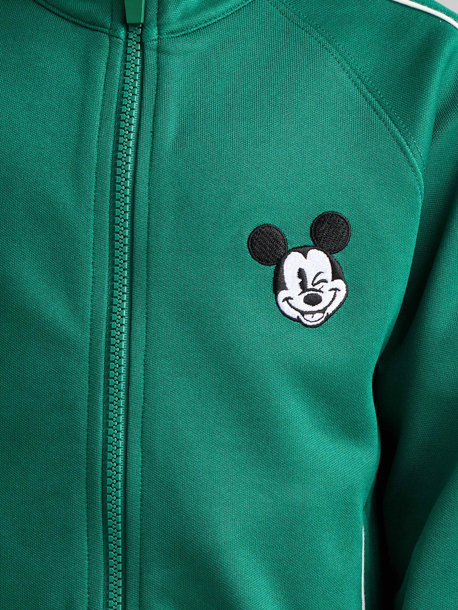 Mickey Mouse Print Zip Through Jacket