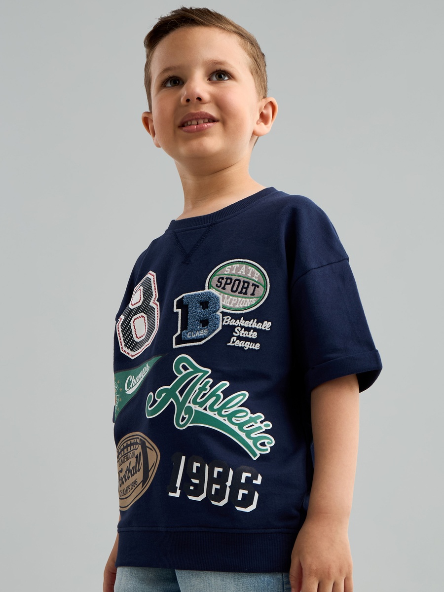 Varsity Print Sweatshirt