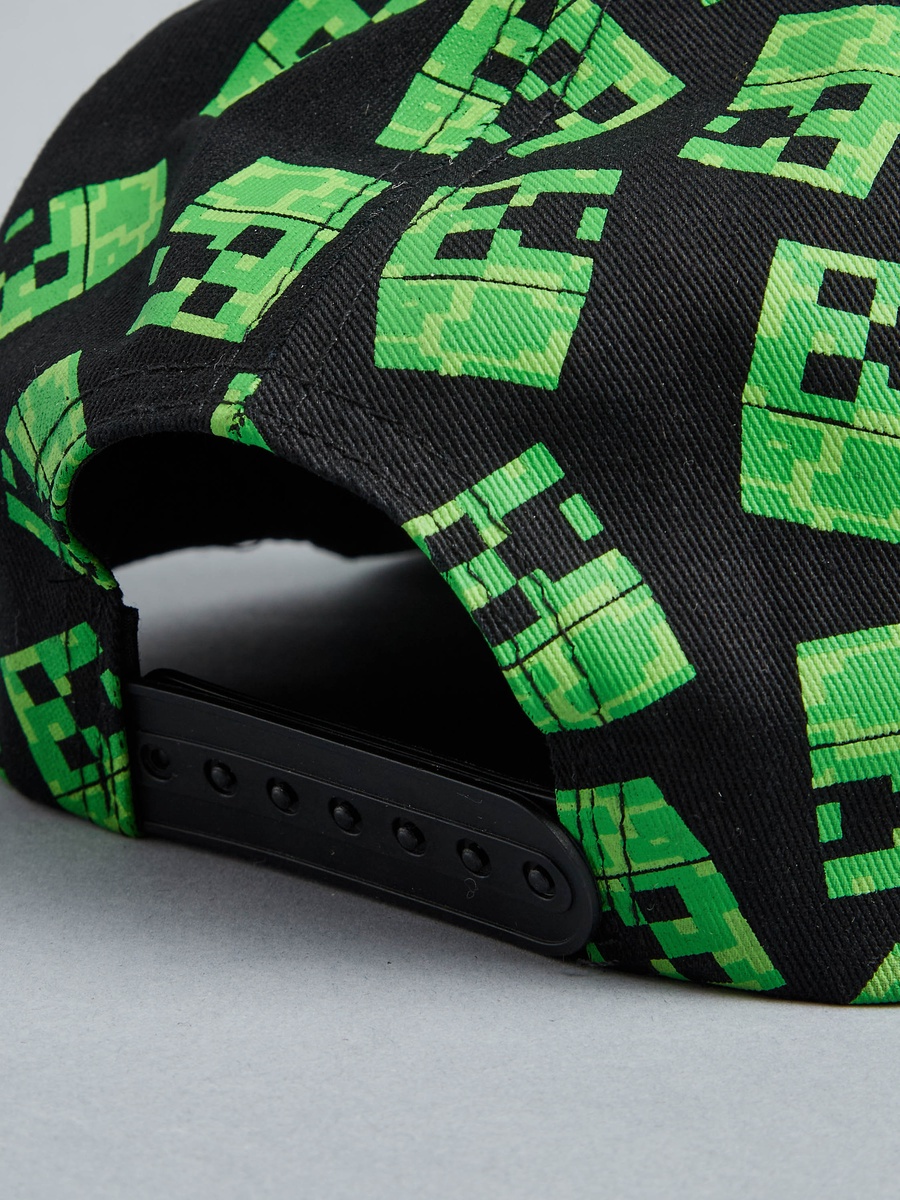 Minecraft Print Cap with Snap Back Closure