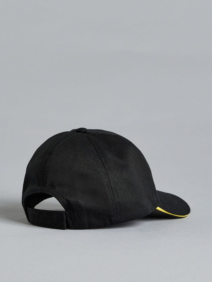 Batman Applique Cap with Hook and Loop Strap Closure