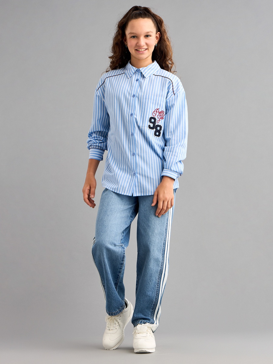 Side Tape Balloon Fit Jeans