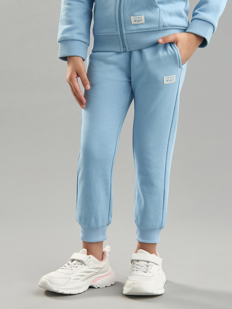 Applique Detail Joggers with Drawstring Closure