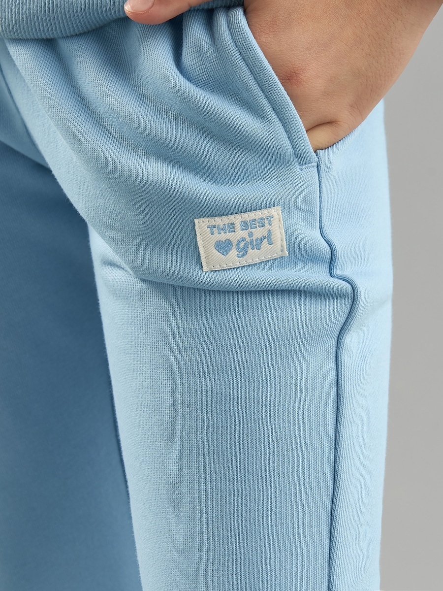 Applique Detail Joggers with Drawstring Closure