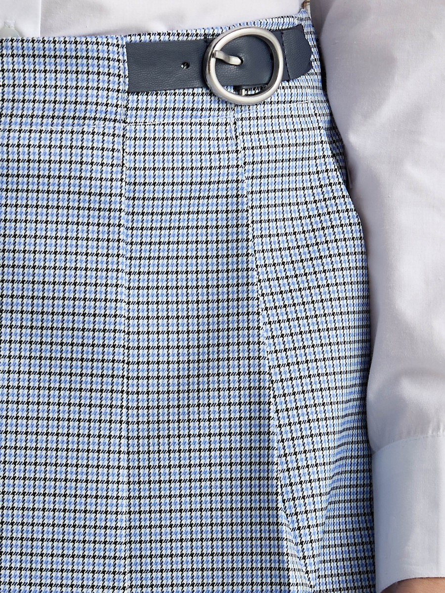 Checked Pleated Skort