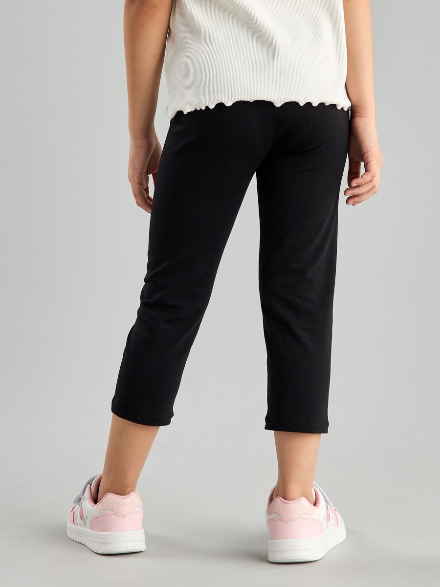 Pack of 2 - Plain 3/4 Leggings