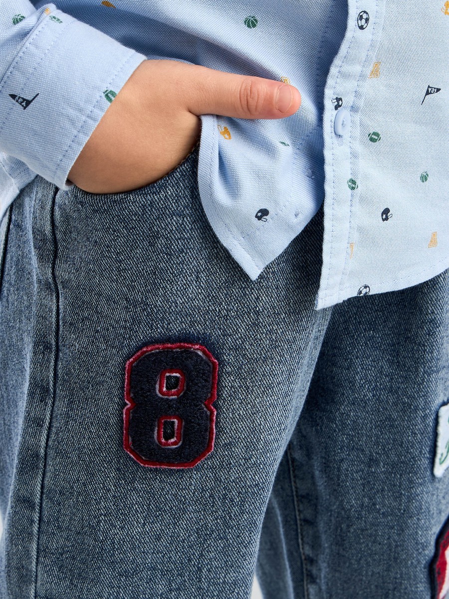 Badge Applique Jeans