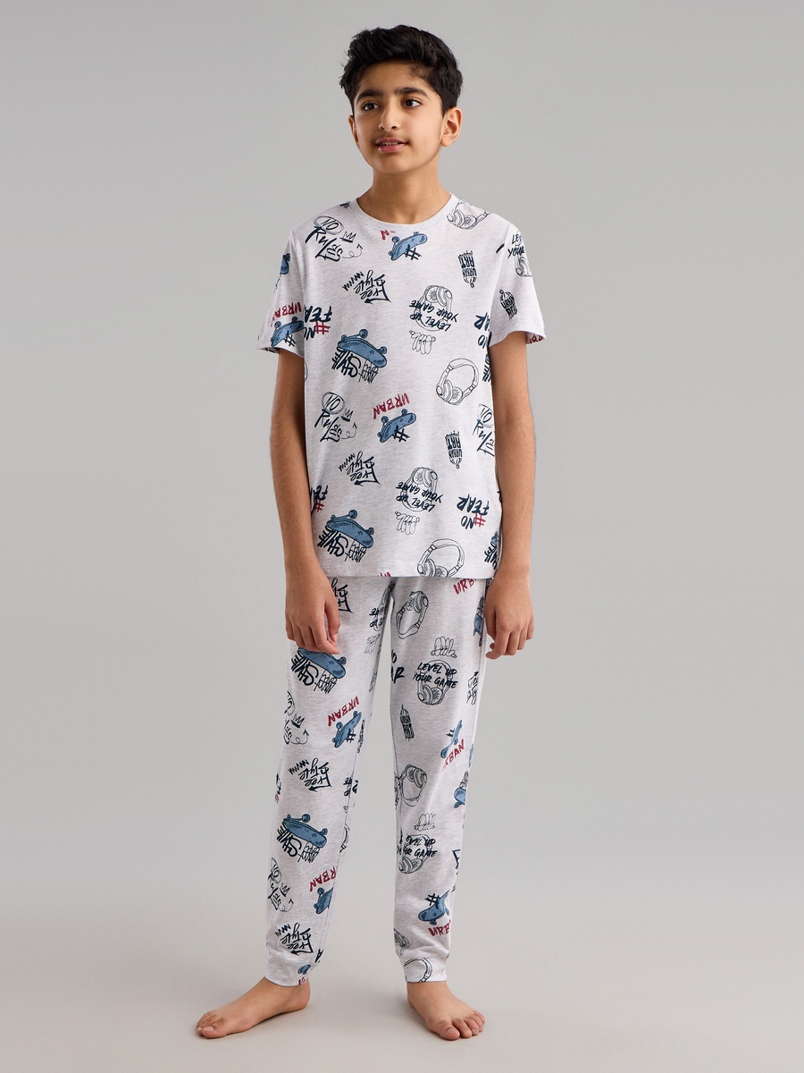 Printed Cotton Pyjama Set