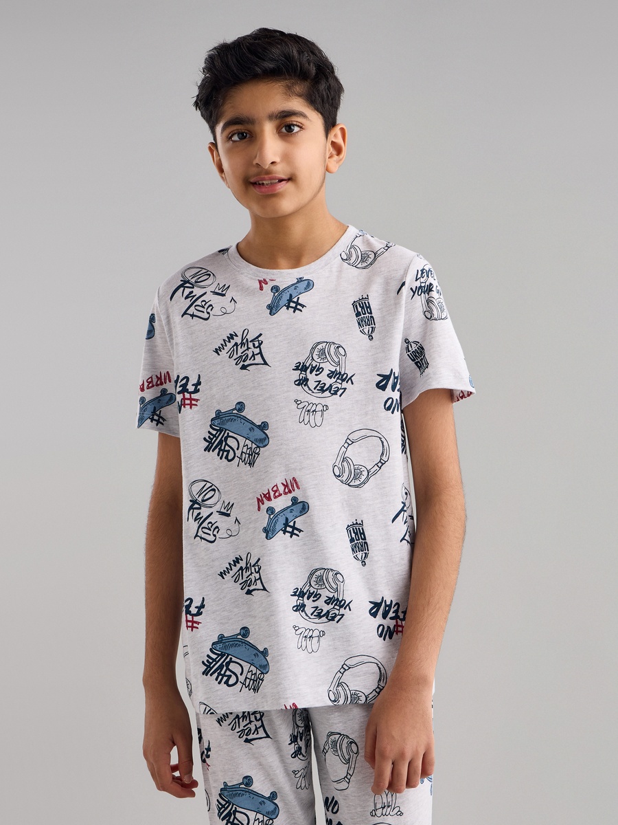 Printed Cotton Pyjama Set
