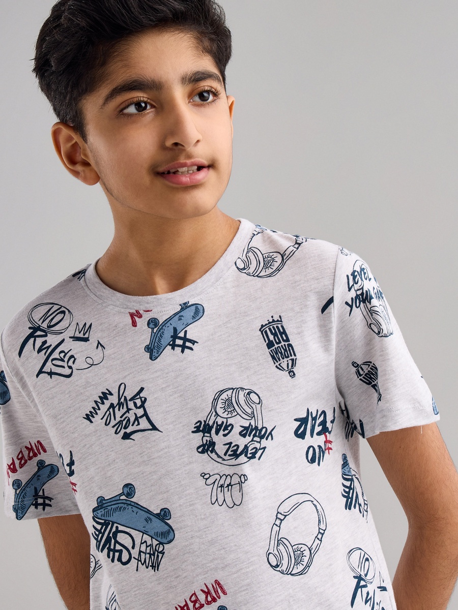 Printed Cotton Pyjama Set