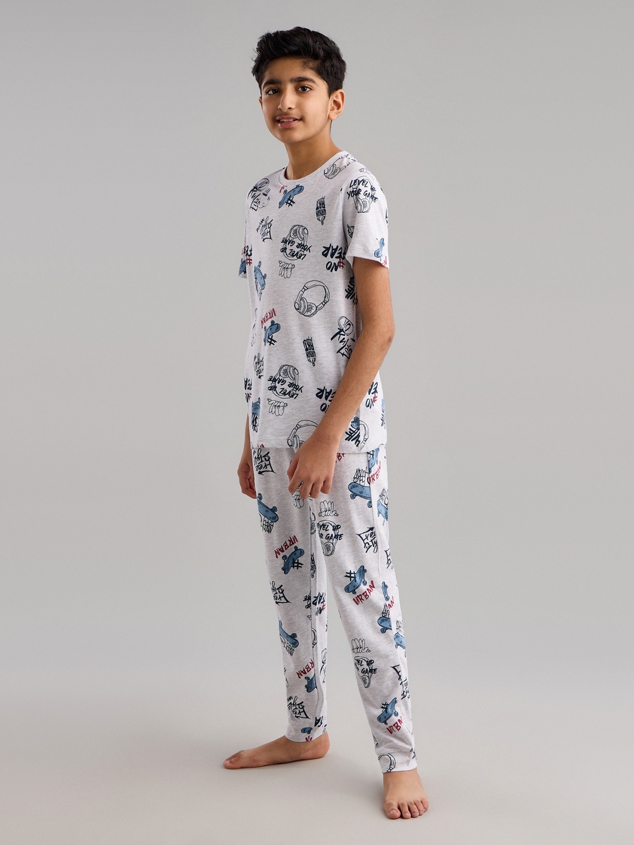 Printed Cotton Pyjama Set