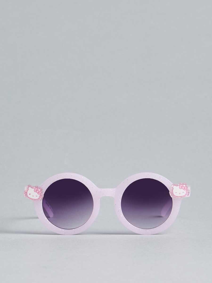 Hello Kitty Print Sunglasses with Case