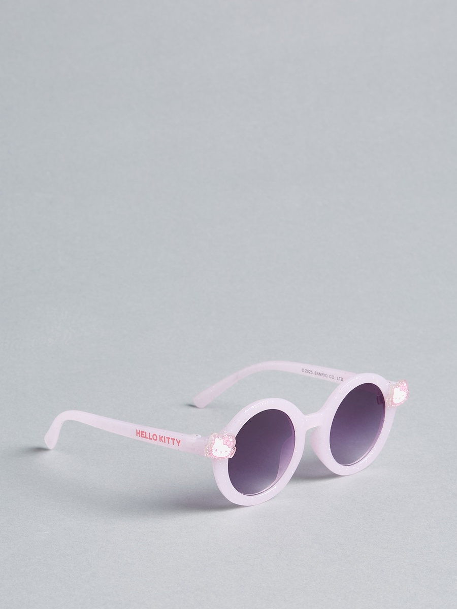Hello Kitty Print Sunglasses with Case