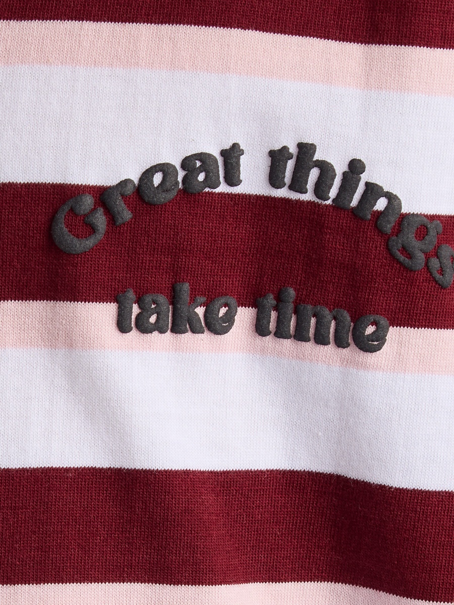 Striped Oversized CottonT-Shirt