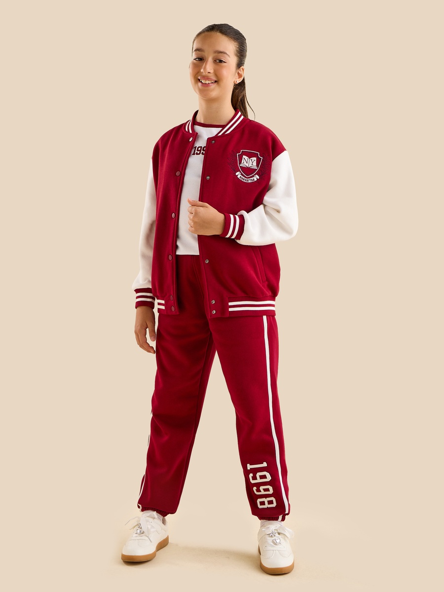 Embroidered Varsity Jacket