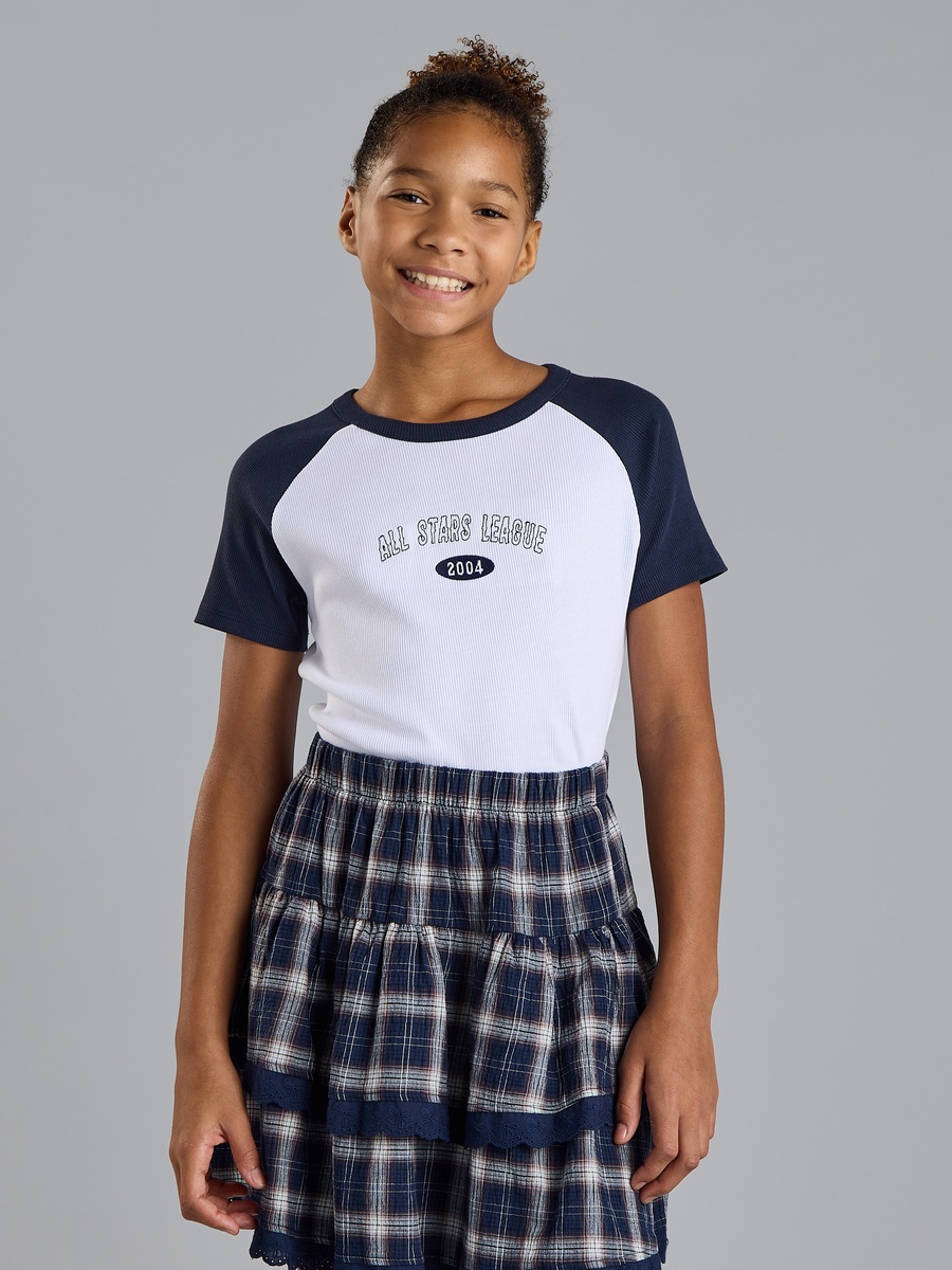 All Stars League Print T-Shirt with Raglan Sleeves