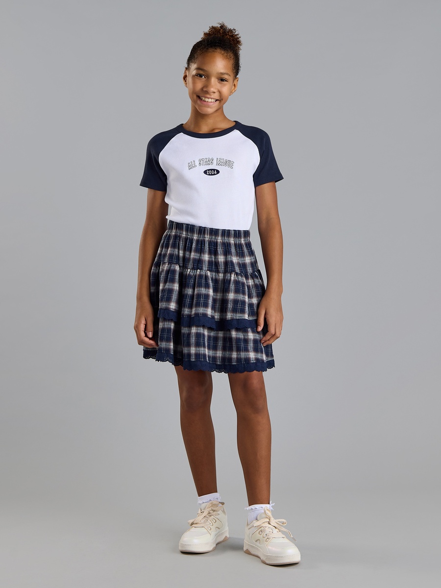 All Stars League Print T-Shirt with Raglan Sleeves