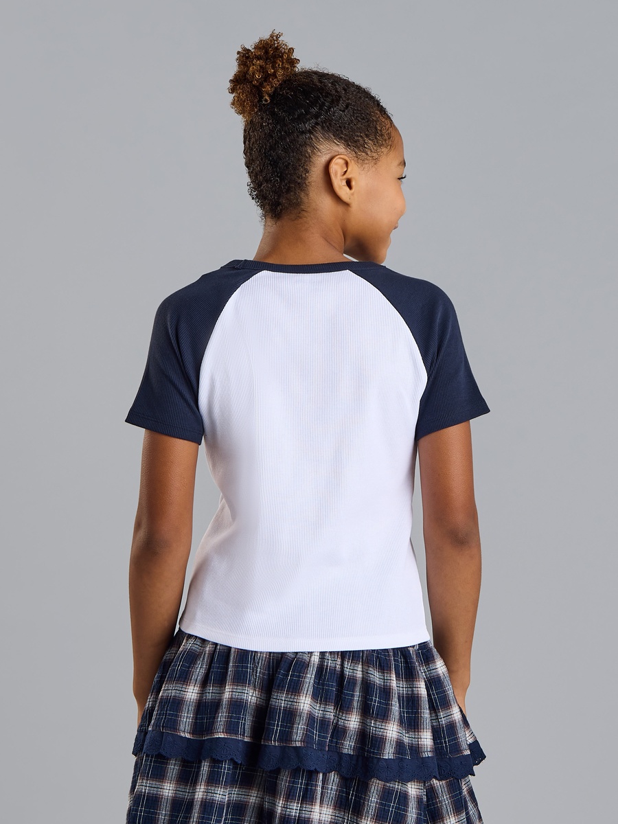 All Stars League Print T-Shirt with Raglan Sleeves