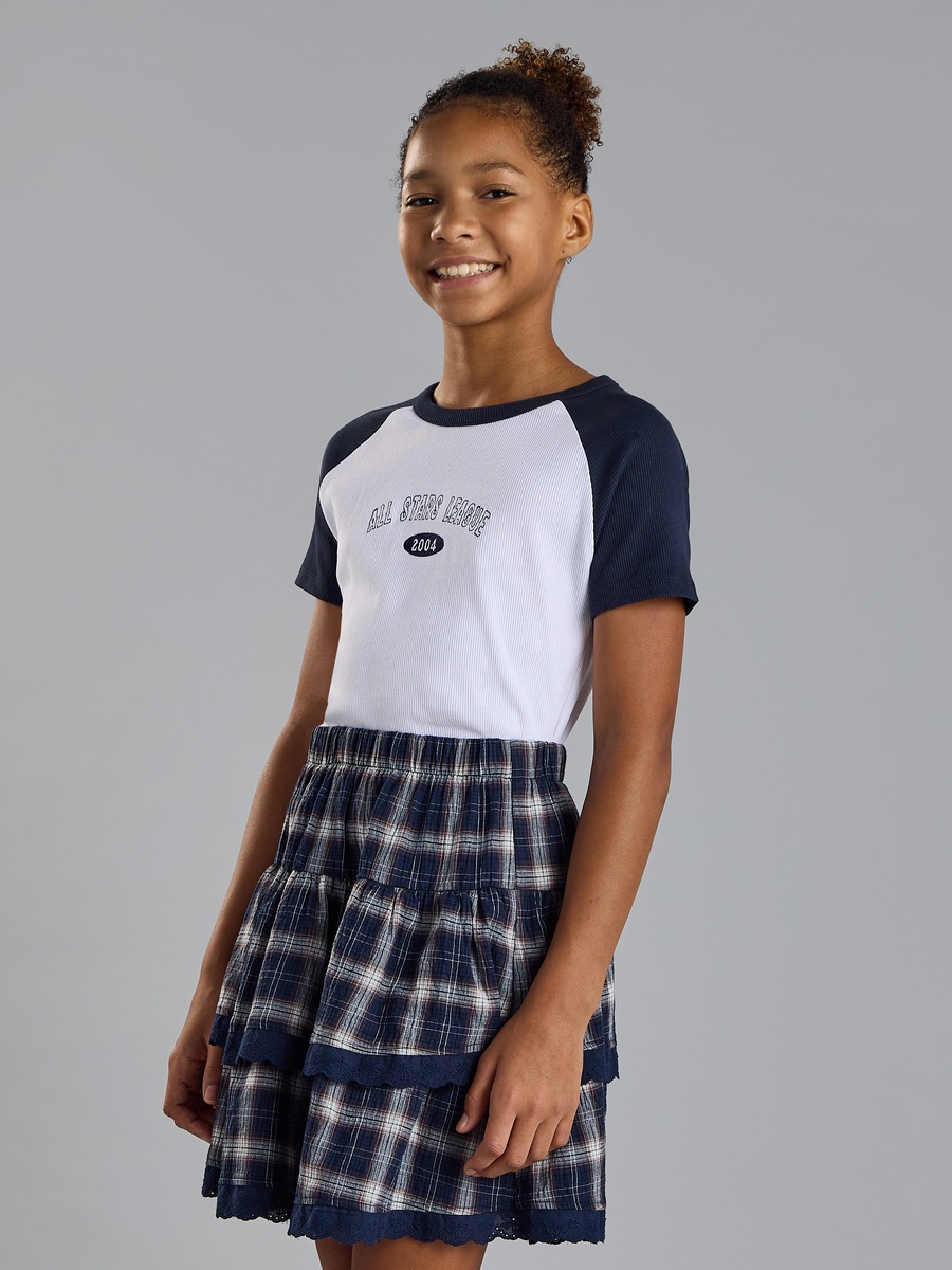 All Stars League Print T-Shirt with Raglan Sleeves