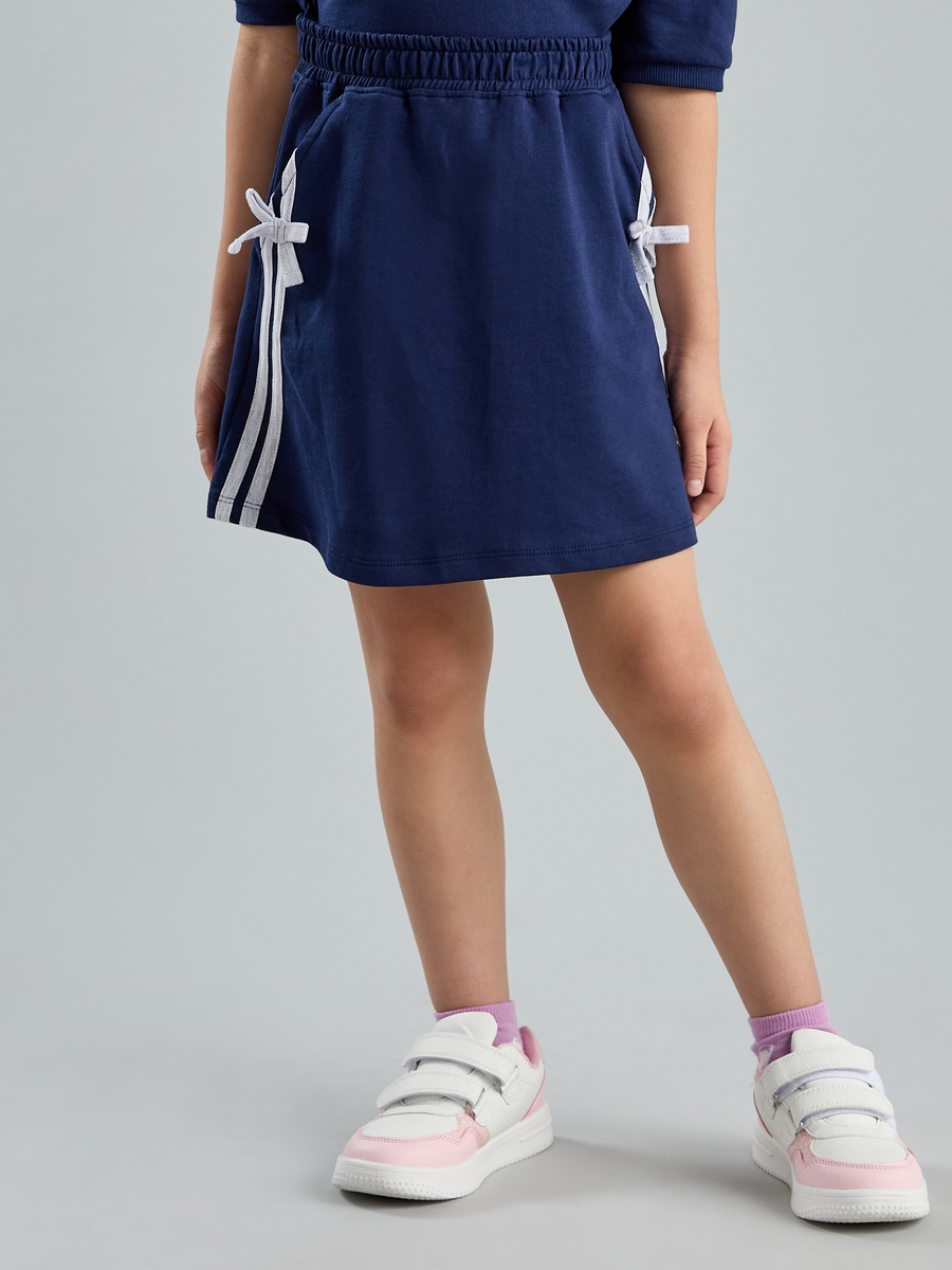 Varsity Detail Hoodie and Skirt Set