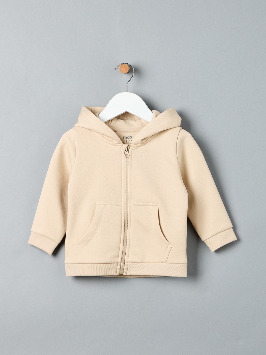 Hooded Zip Through Sweatshirt