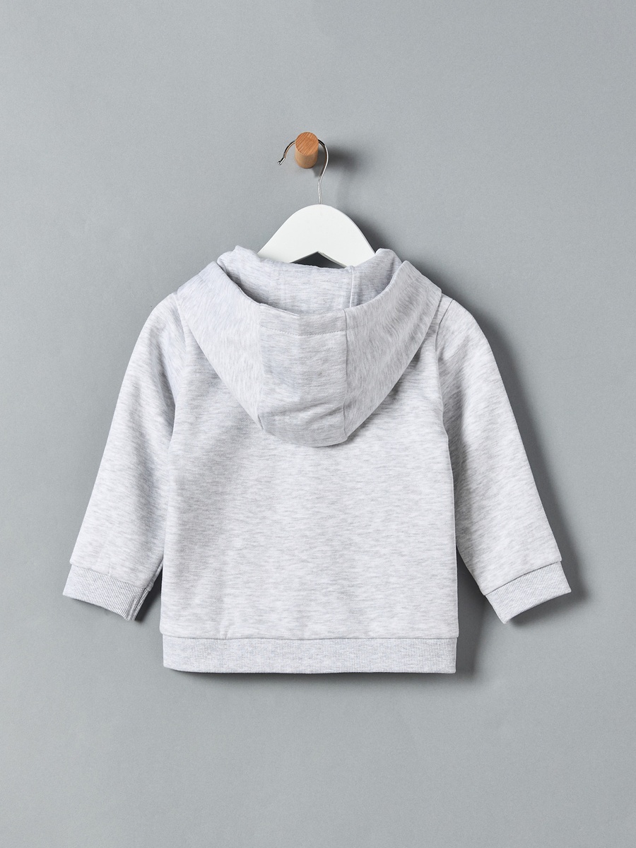 Hooded Zip Through Sweatshirt