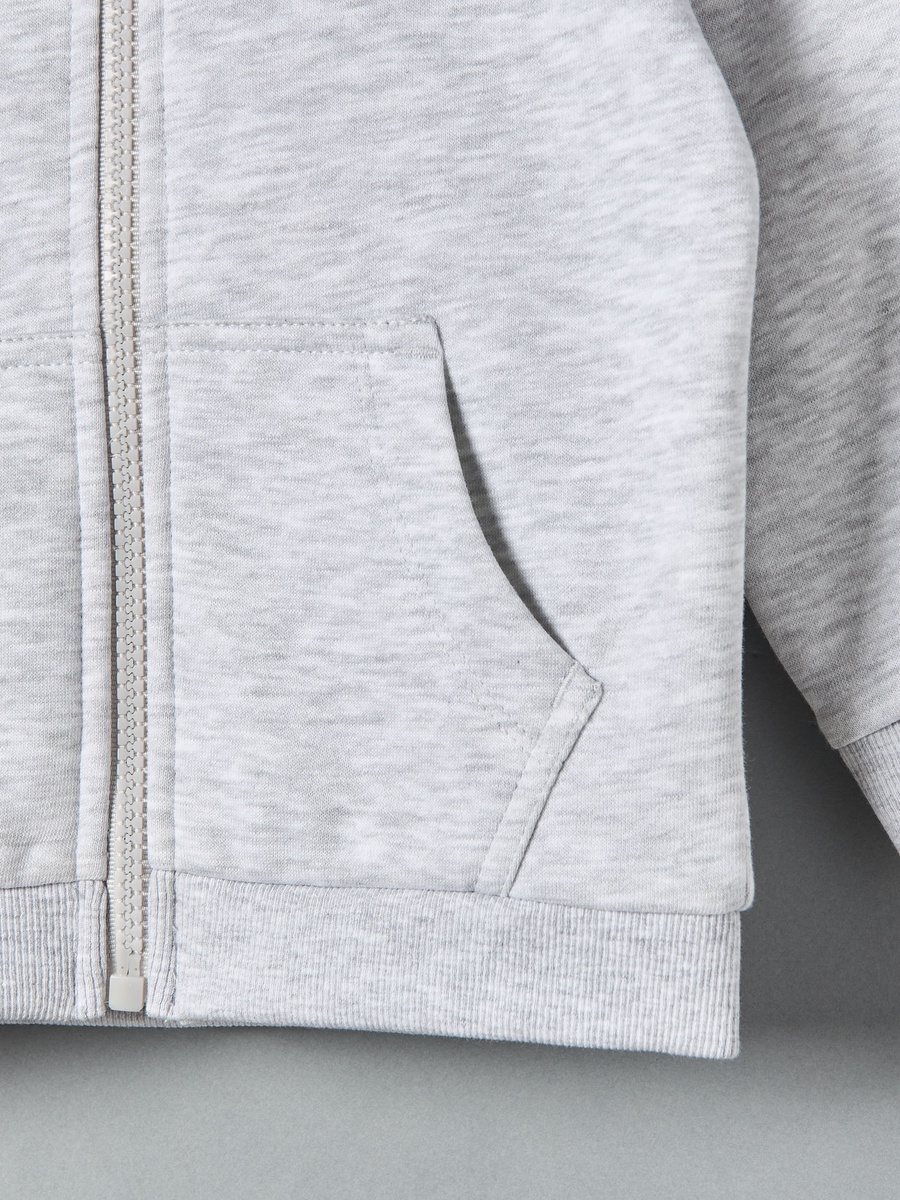 Hooded Zip Through Sweatshirt