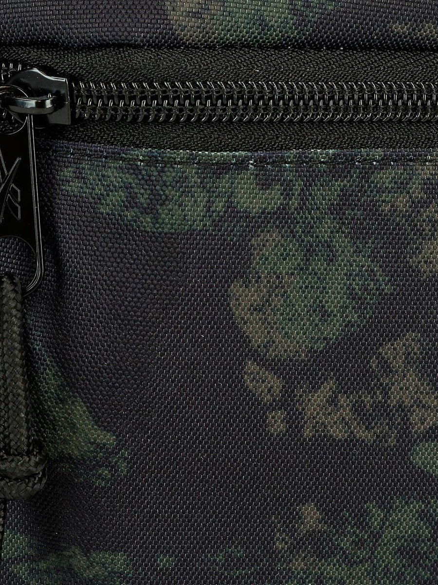Logo Print School Backpack with Adjustable Straps and Zip Closure - 38x19x43 cm