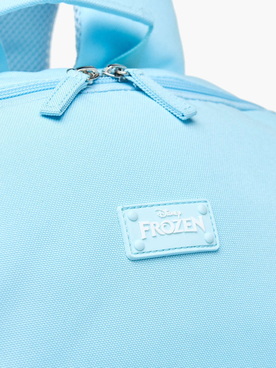 Frozen Print School Backpack with Adjustable Straps and Zip Closure - 13x31x41 cm